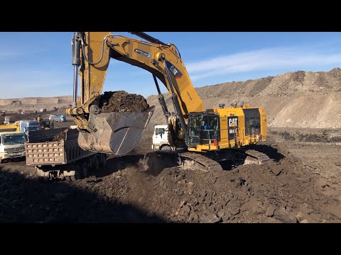 Caterpillar 6015B Excavator Loading Trucks With Two Passes - Sotiriadis Mining Works