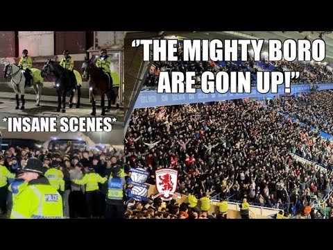 Boro Fans GO MENTAL! Blues HAMMERED AT HOME! Birmingham City V Middlesbrough VLOG