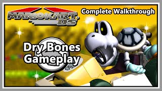 Mario Kart DS - Complete Walkthrough - Dry Bones Gameplay (HD)