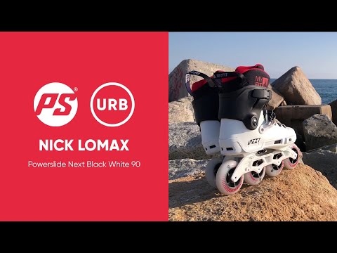 Nick Lomax on Powerslide Next Black White 90