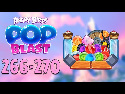 Angry Birds Pop Blast Gameplay Pt 53: Levels 266-270 - A Little Bit of Everything