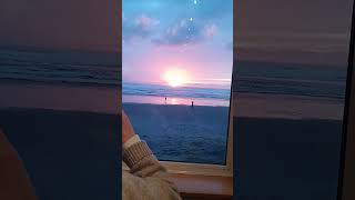 Sunset At Mo's In Cannon Beach, OR.