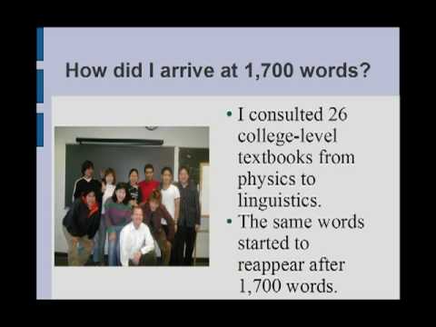 How to Get your Free List of 1,700 TOEFL iBT Vocabulary Words