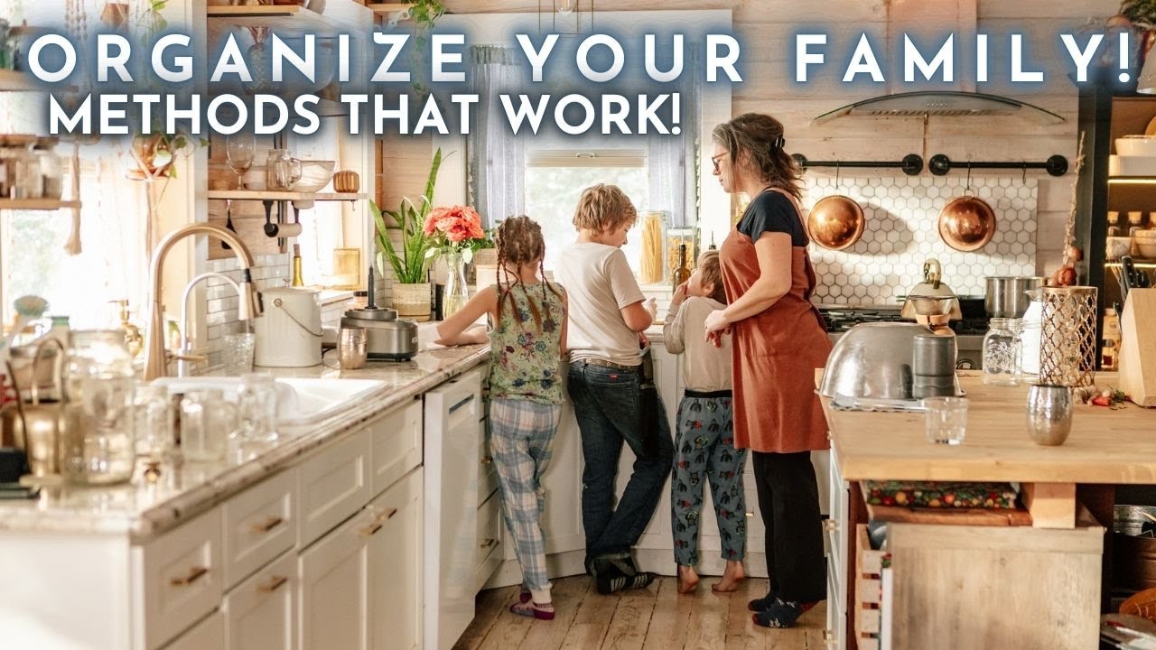 8 Large Family Organization Tricks That Work For Any Size Family