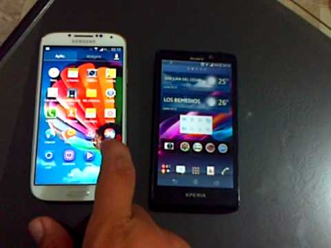 Samsung galaxy s4 vs sony xperia T