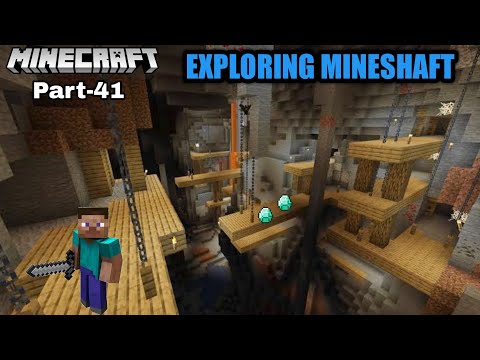 Minecraft pocket edition | minecraft Exploring mineshaft in tamil | Jinesh gaming | part-41
