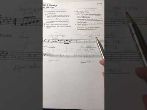 How to do the melody writing on RCM Grade 8 theory exam.