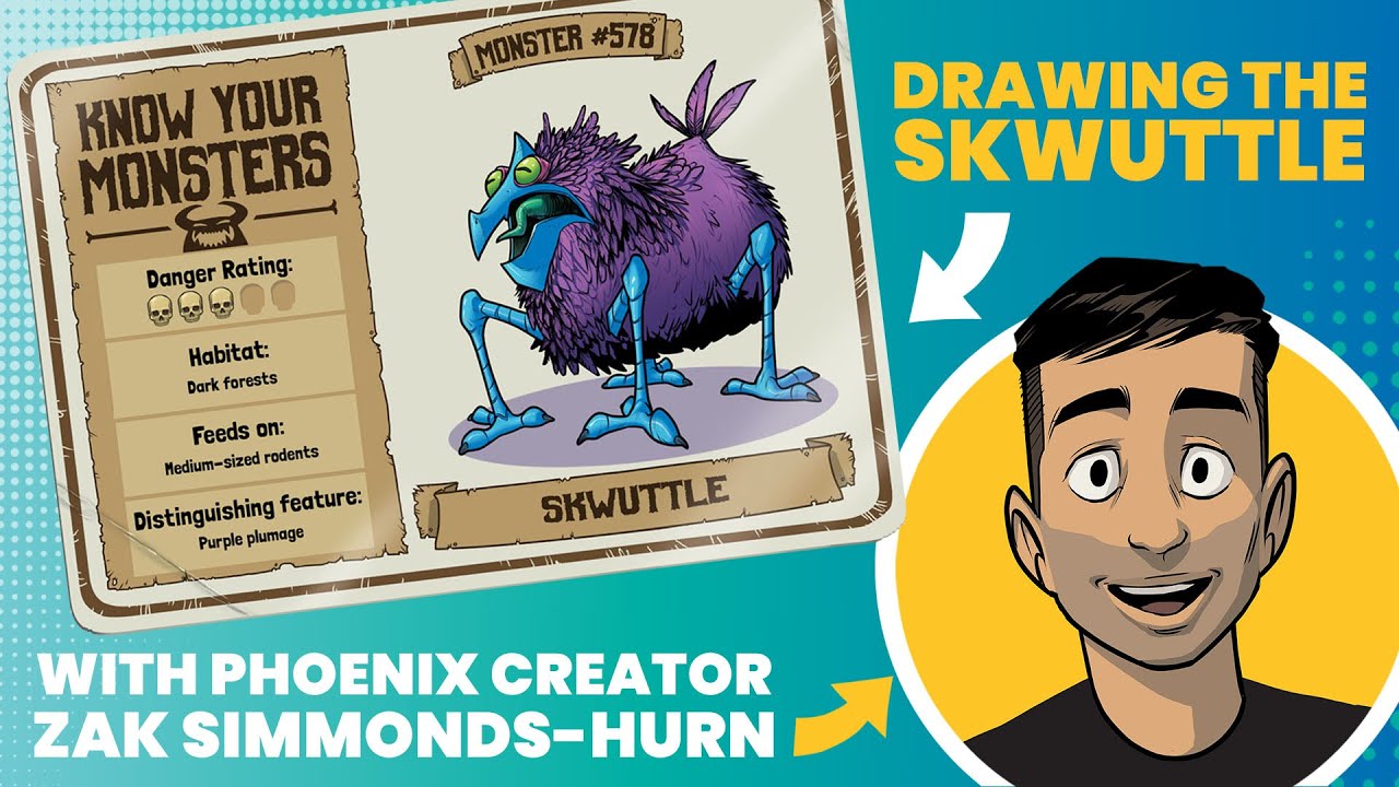 Know Your Monsters – Drawing The Skwuttle