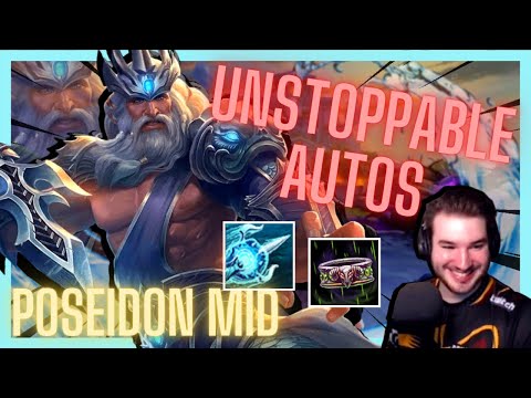 ULTRA CARRY WITH SPEED/DAMAGE/ATTACK SPEED POSEIDON, THIS IS GOOD?!?! (Play-By-Play)