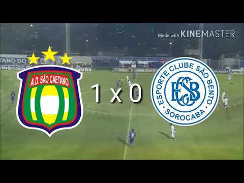 São Caetano 1 x 0 São Bento melhores momentos campeonato Paulista 2018