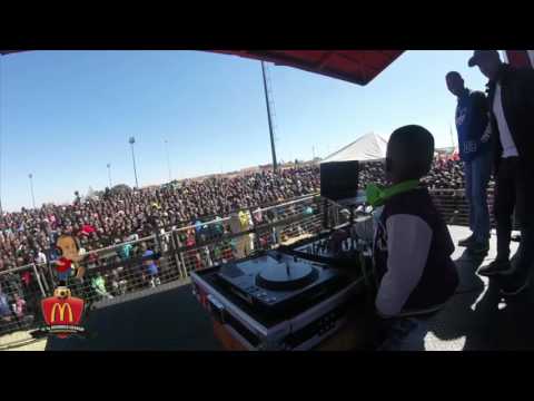DJ Arch Jnr and Ronald McDonald Getting Down for the Kids (4yrs) Worlds Youngest DJ