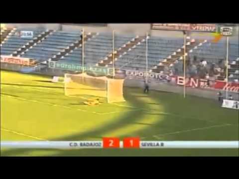 Delantero Diego Torres C.D Badajoz Temporada 11/12