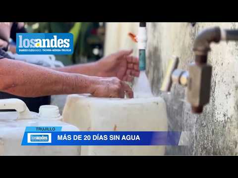 Diversos sectores de Trujillo reportan pasar hasta 20 días sin agua