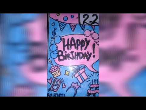 BIRTHDAY CARD MADE BY KIRTI BAHL FOR HER MOTHER 😘❤️🎂🍰😊