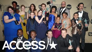 The Entire 'This Is Us' Cast Adorably Lost It Over Their Big 2018 SAG Awards Win | Access