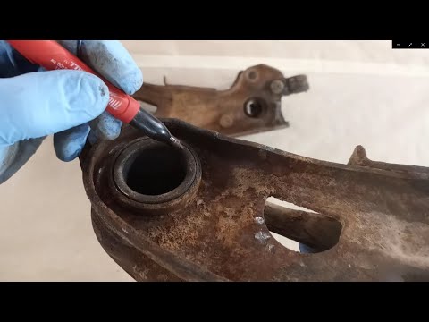 How to remove Mopar - LCA ( lower control arm ) bushing sleeve -  EASY !  - best method