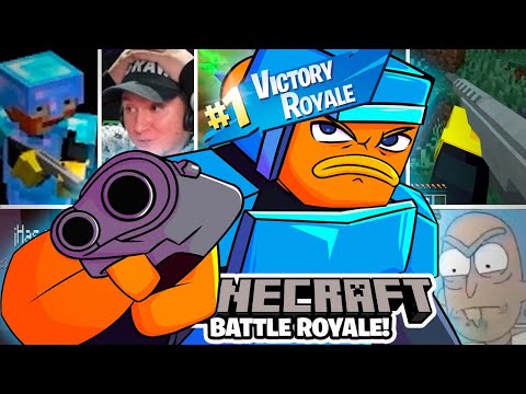 I played Minecraft BR for the FIRST TIME 🔫 *Tournament with streamers Minecraft Battle Royale*