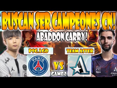 PSG.LGD VS TEAM ASTER BO3[GAME 2] SUMAIL VS NOTHINGTOSAY - DPC CN CHINA 2023 TOUR 3: DIVISION 1-DOTA