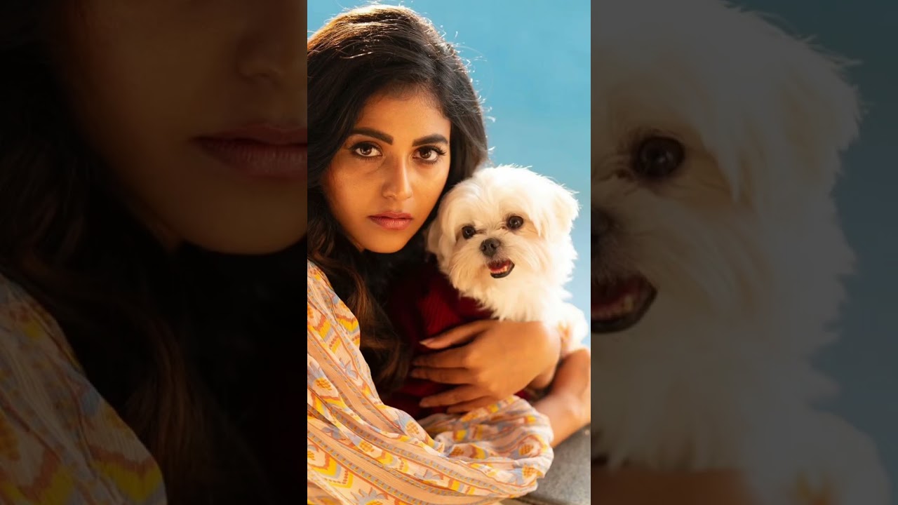 Actress Anjali with her pet Polo #shorts