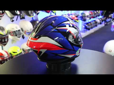 AGV K6-S Slashcut Motorcycle Helmet (Black|Blue|Red)