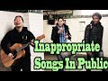 SINGING INAPPROPRIATE SONGS In The NYC SUBWAY SINGING IN PUBLIC