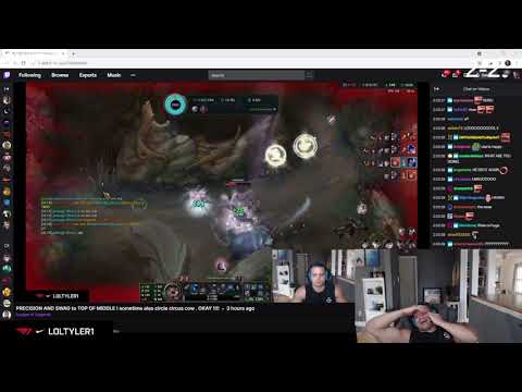 Tyler1 reacts to his own Zoe gameplay