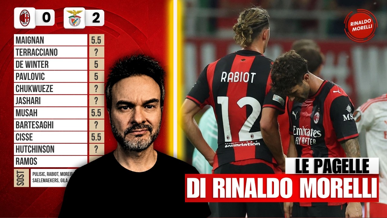 La solitudine di RAMOS, AMORIM sbaglia ancora! | Pagelle MILAN-BENFICA 0-2