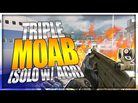 MW3: SOLO "TRIPLE MOAB" ON TERMINAL w/ ACR! (MW3: SOLO TRIPLE MOAB GAMEPLAY)