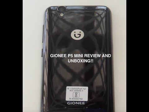 Gionee p5 mini unboxing and review
