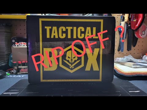 TACTICAL BOX SUBSCRIPTION UNBOXING/ IS IT ANY GOOD?