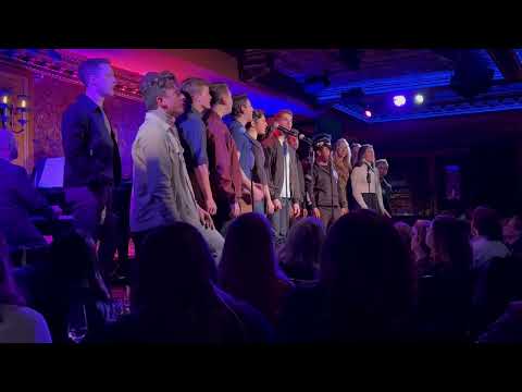 The Cast of the Newsies 10th Anniversary 54 Below Concert Sing Once and For All
