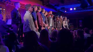 The Cast of the Newsies 10th Anniversary 54 Below Concert Sing Once and For All