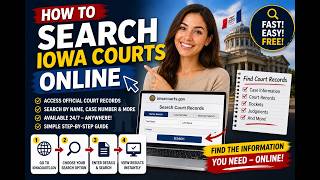 How to search Iowa courts online