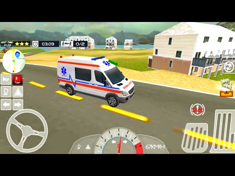 Emergency Ambulance Rescue Driver Simulator Game - Android Gameplay #23