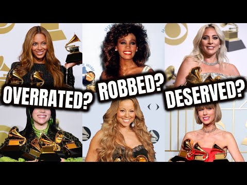Female Singers : How Many Grammys They Won?