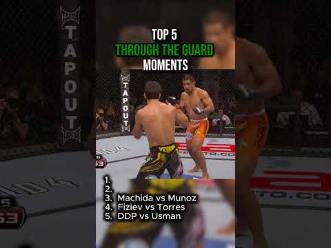 Top 5 Through the Guard Moments #ufc #mmafighter #mma #headkick#blockbreaker#guard#throughtheguard