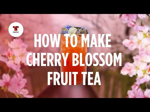 Bubble Tea Recipe - Cherry Blossom-Inspired Bubble Tea