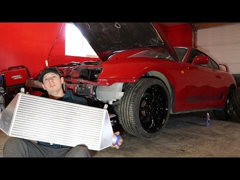 Supra Gets Huge ETS Intercooler