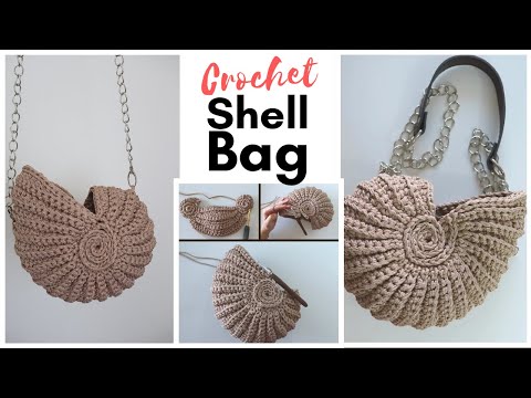 Crochet Seashell Bag / Basket