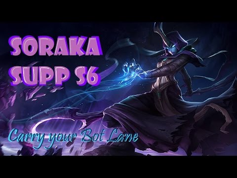 RANKED Soraka / Draven vs Ashe /Morgana | CARRY THE BOT LANE with SORAKA | [Full Game Season 6]