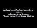 Lifehouse- All In lyrics 
