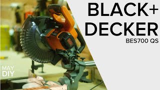 📌 Review sliding miter saw BLACK+DECKER BES700 QS