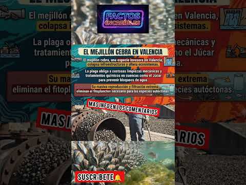 El Mejillón Cebra: La Plaga Invisible que está Destruyendo los Ríos de Valencia #datoscuriosos