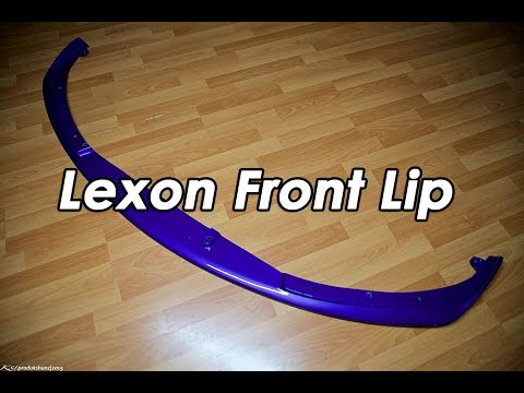 DIY: Lexon front lip on Lexus ISF