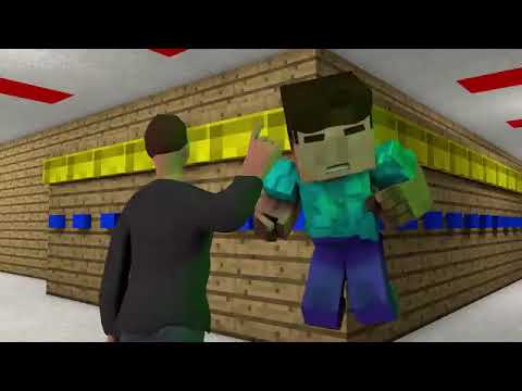 BALDI'S BASICS VS HEROBRINE 2 CHALLENGE REMASTERED! Minecraft Animation Adventure! 