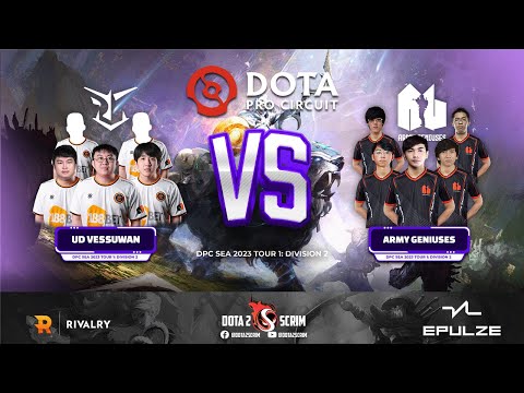 UD Vessuwan vs Army Geniuses - DPC SEA 2023 Tour 1: Division II - Game Highlights - BO3