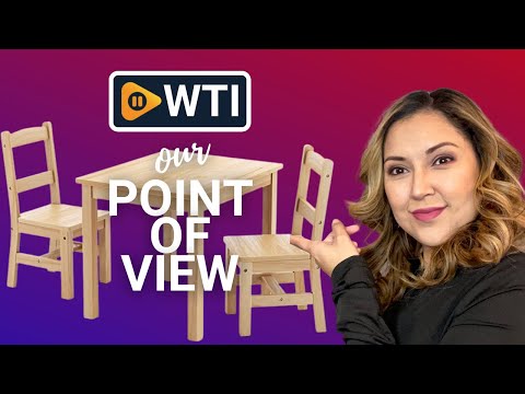 Curipeer Rubberwood Kids Table Set - WTI product video review