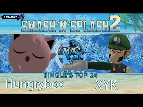 Liquid'Hungrybox (Puff) vs. XYK (Luigi) - Smash'N'Splash 2 Singles Winner's Top 24