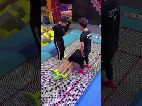 ###111118 Flying Like Superman on This INSANE Trampoline! 🦸‍♂️✨ #TrampolineFun #SupermanVibes