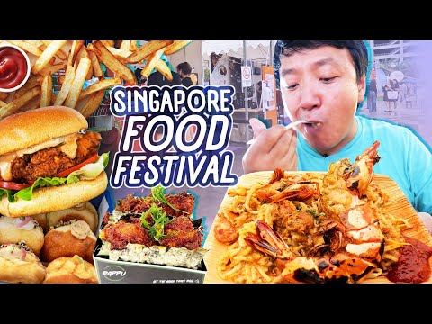 Eating the LARGEST FOOD FESTIVAL in Singapore!